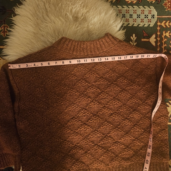 Triangle Tuck Cardigan In Bracken - Picture 11 of 12